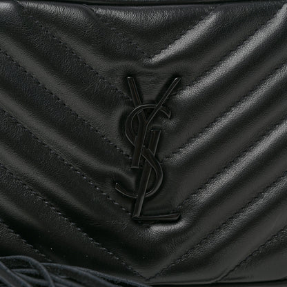 Saint Laurent Calfskin Matelasse Monogram Lou Belt Bag Black 8 of 10