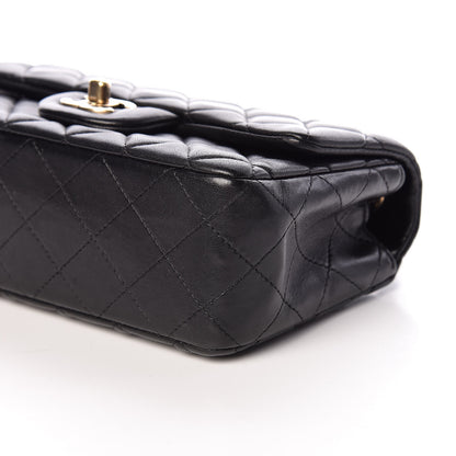 Chanel Lambskin Quilted Mini Rectangular Flap Black 9 of 9