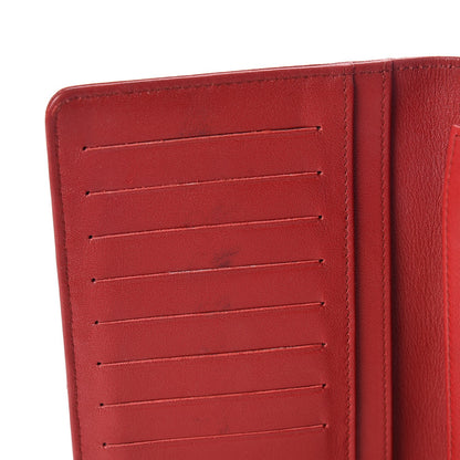 Chanel Caviar Timeless CC Yen Wallet Red 9 of 14