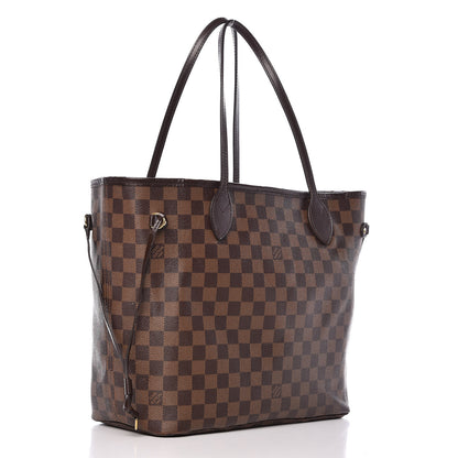 Louis Vuitton Damier Ebene Neo Neverfull MM Rose Ballerine 3 of 38