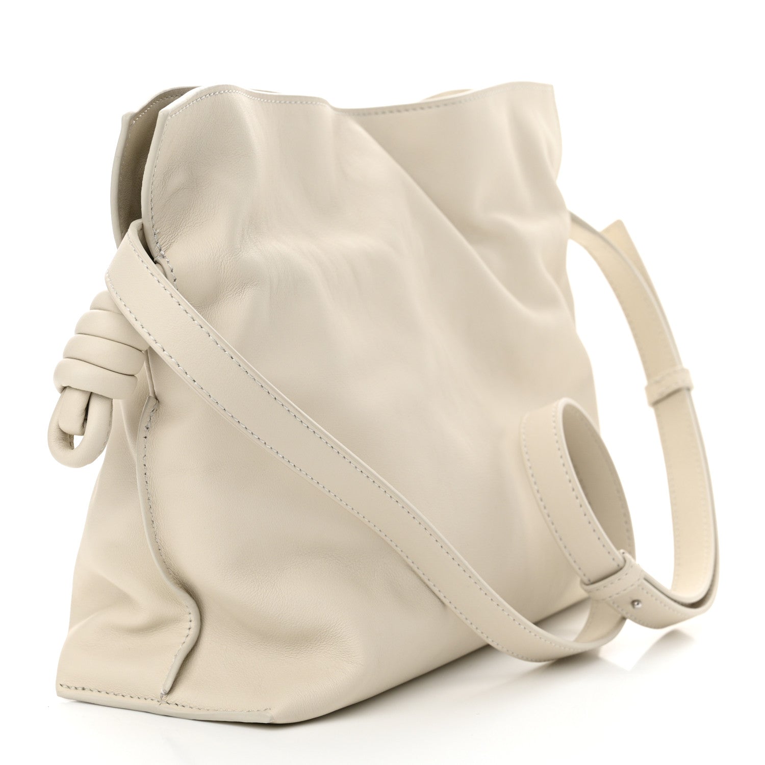 Loewe Calfskin Small Flamenco Knot Bag Sea Salt 3 of 10