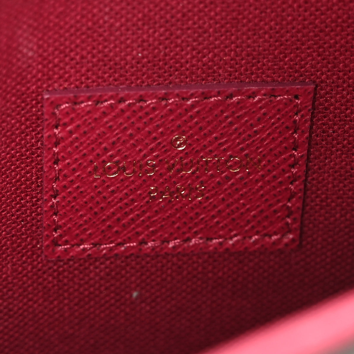 Louis Vuitton Monogram Pochette Felicie Chain Wallet Fuchsia 6 of 10