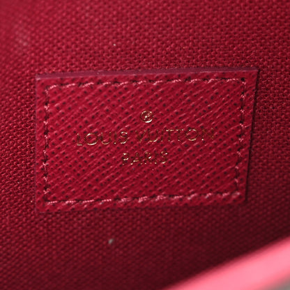 Louis Vuitton Monogram Pochette Felicie Chain Wallet Fuchsia 6 of 10