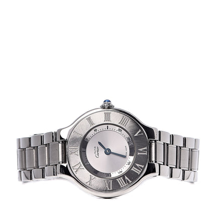 Cartier Stainless Steel 28mm Must De 21 Quartz Watch 3 of 9