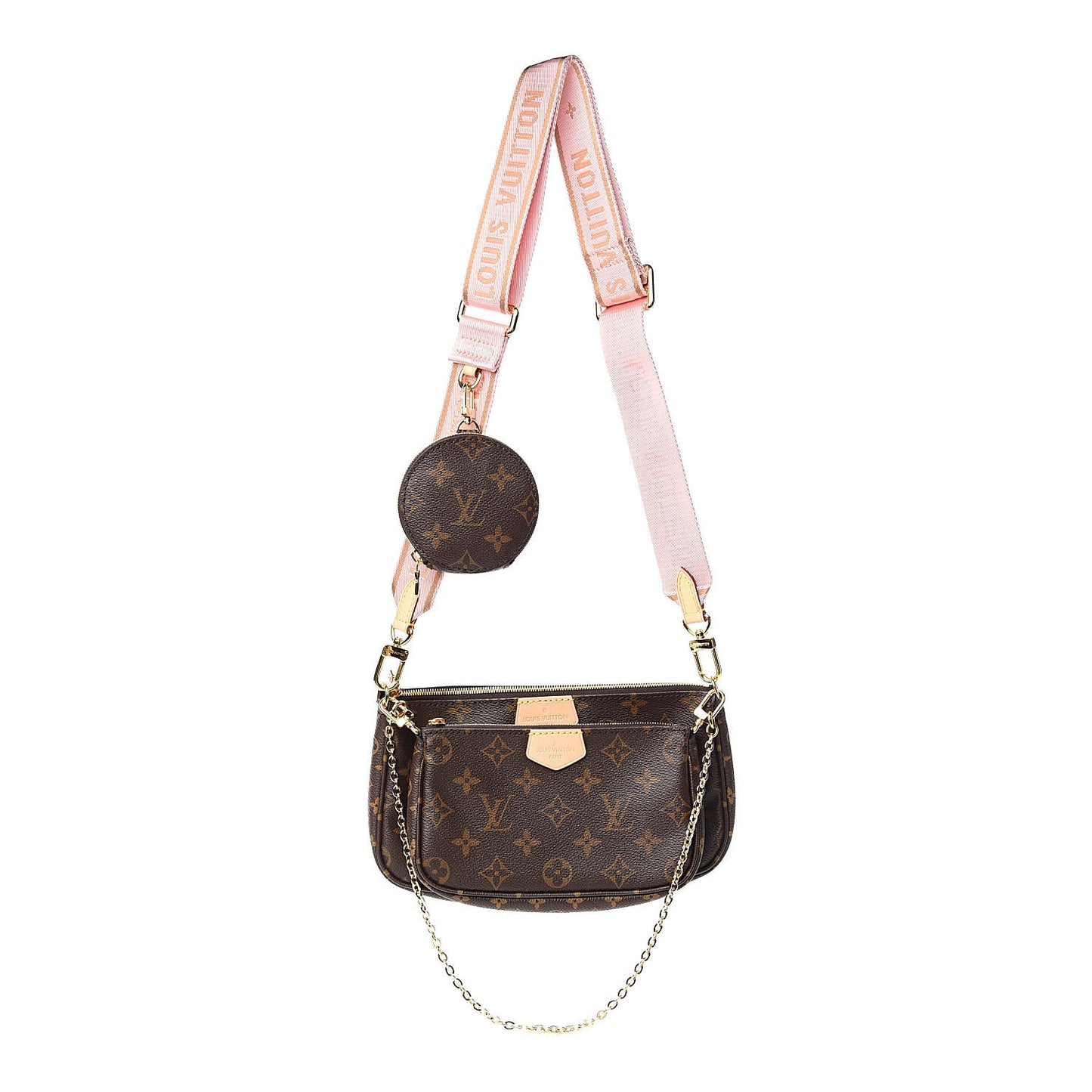 Monogram Multi Pochette Accessories Rose Clair