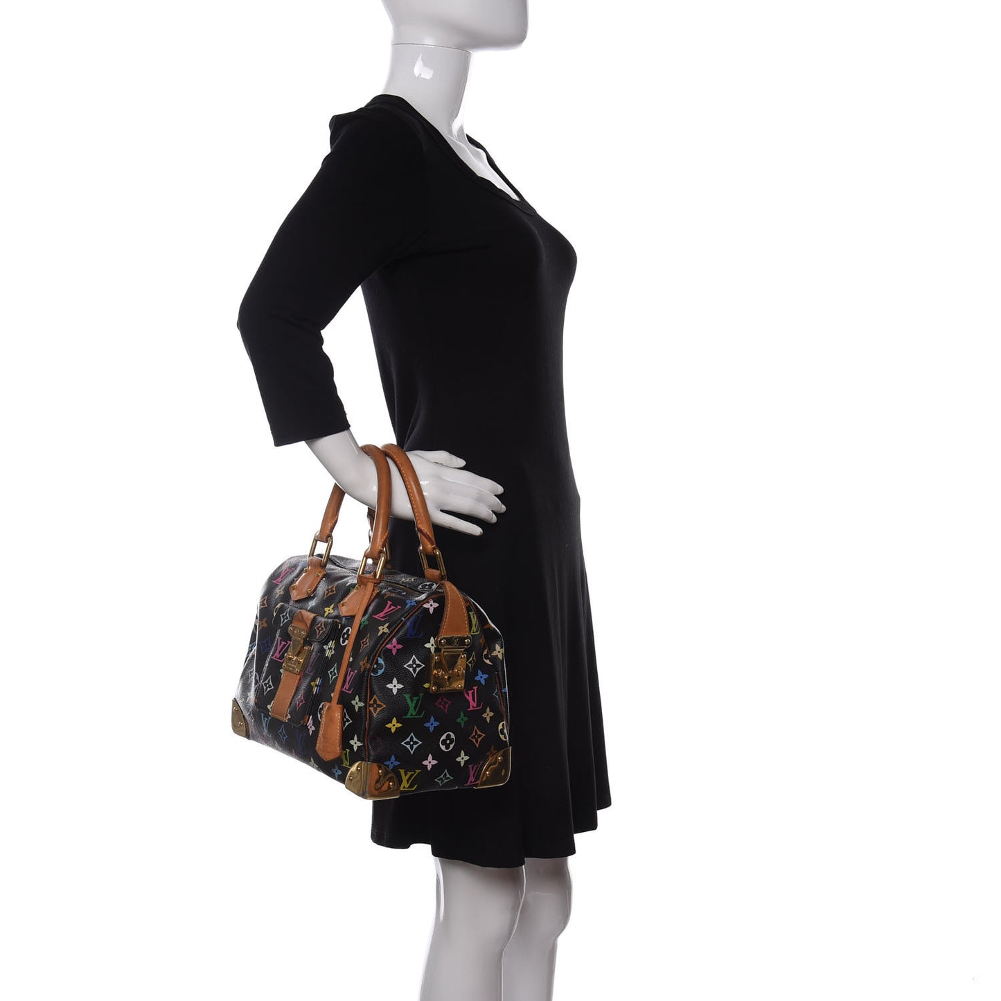 Monogram Multicolor Speedy 30 Black