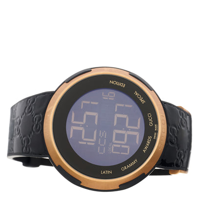 Gucci Stainless Steel Rubber 45mm Digital I-Gucci Latin Grammy Watch Black 2 of 5