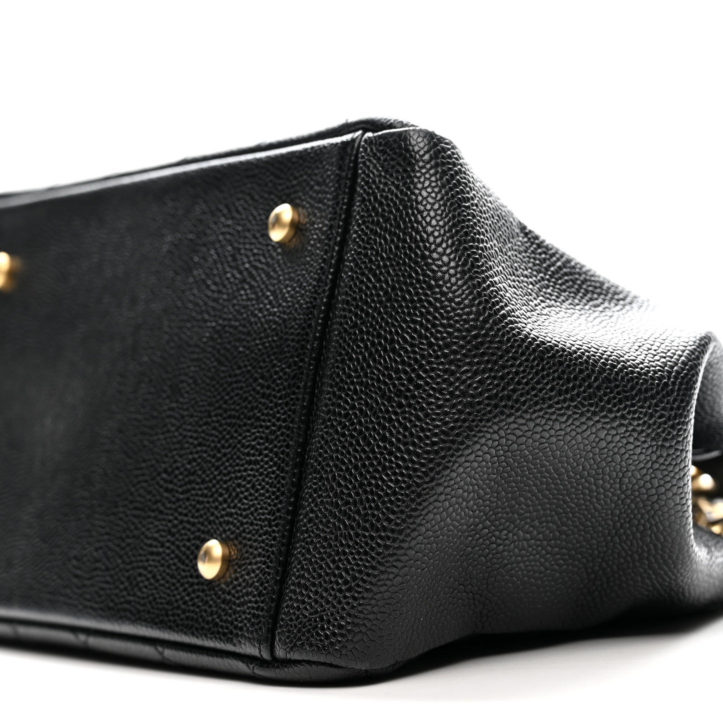Caviar Quilted Petit Timeless Tote PTT Black