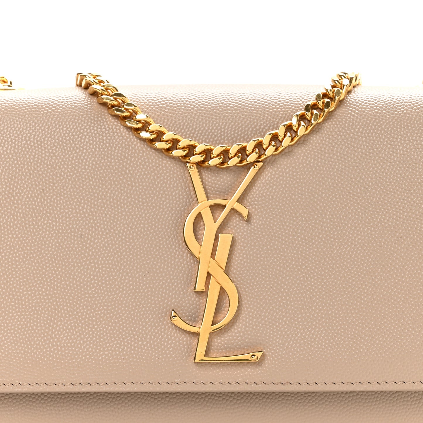 Grain De Poudre Small Monogram Kate Satchel Nude Powder
