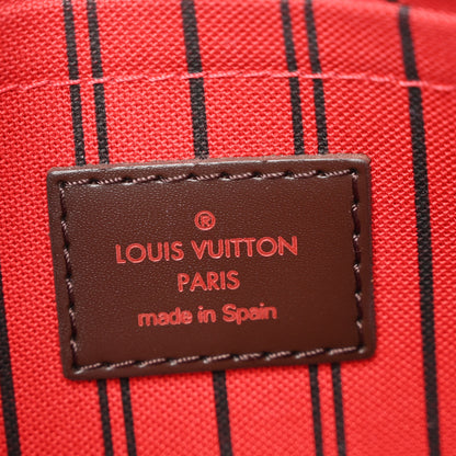 Louis Vuitton Damier Ebene Neverfull MM GM Pochette 6 of 9