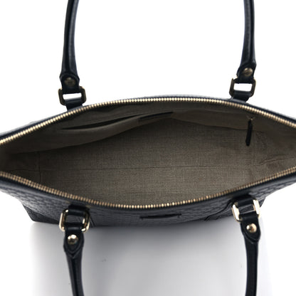 Gucci Soft Microguccissima Small Zippered Satchel Black 5 of 10