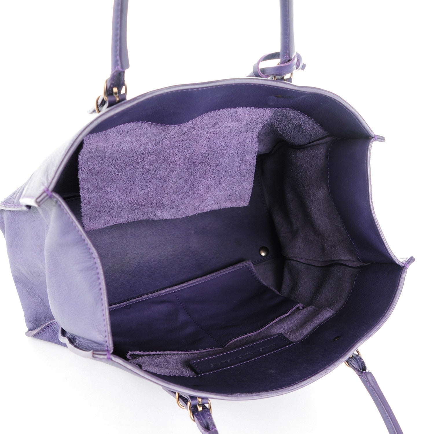 Balenciaga Veau Mini Papier Tote Purple 5 of 7