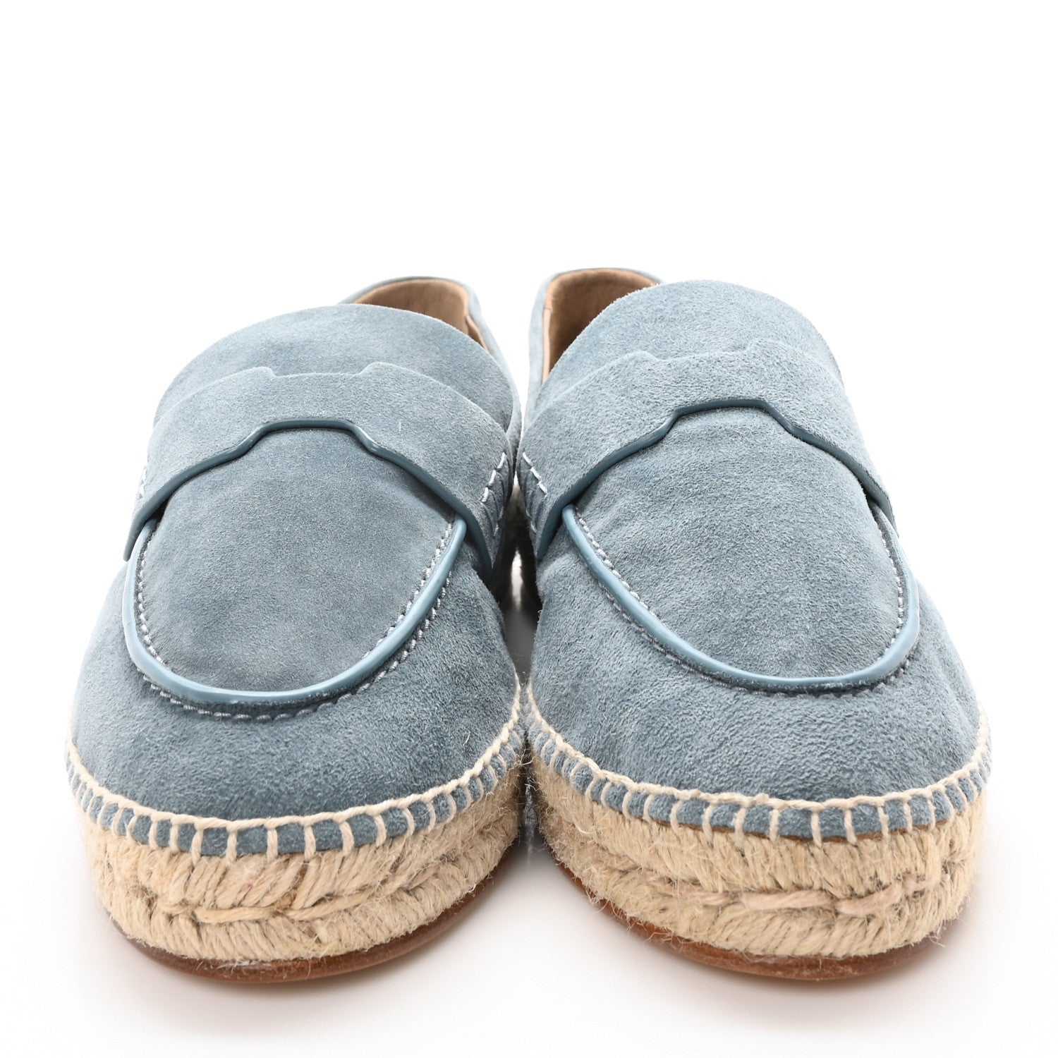 Hermes Suede Goatskin Womens Trip Espadrilles 38 Bleu Pinede Hermes Suede Goatskin Womens Trip Espadrilles 38 Bleu Pinede
