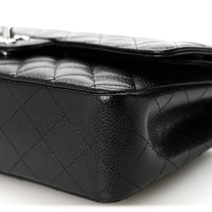 Chanel Caviar Quilted Medium Double Flap Black 18 of 19