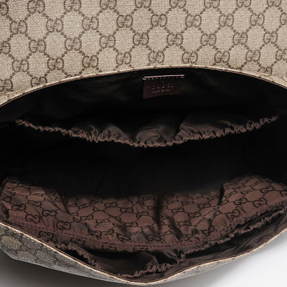 Gucci GG Plus Monogram Messenger Diaper Bag Dark Brown 5 of 7