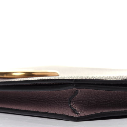 Valentino Garavani Grainy Calfskin Vlogo Signature Pouch Clay 8 of 10