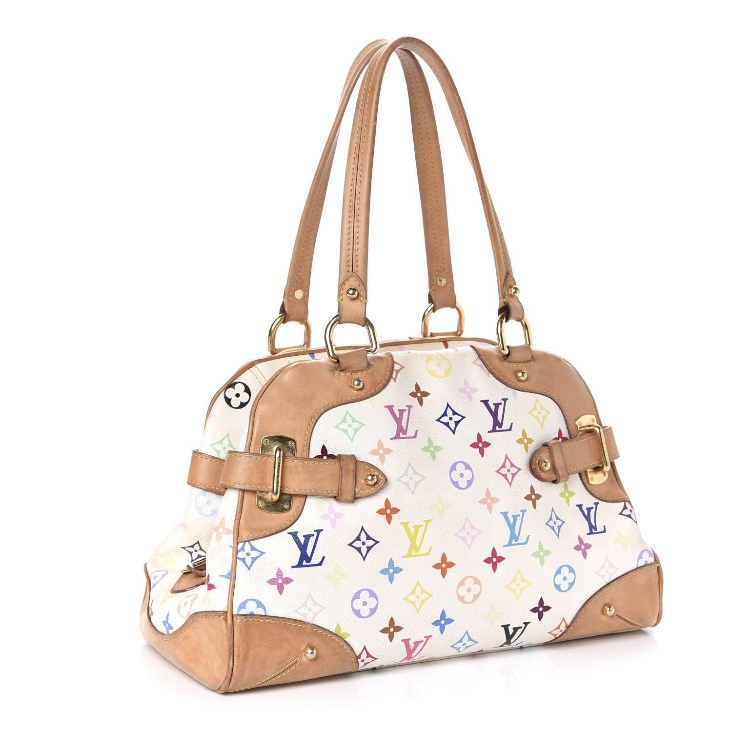 Louis Vuitton Monogram Multicolor Claudia White 3 of 10