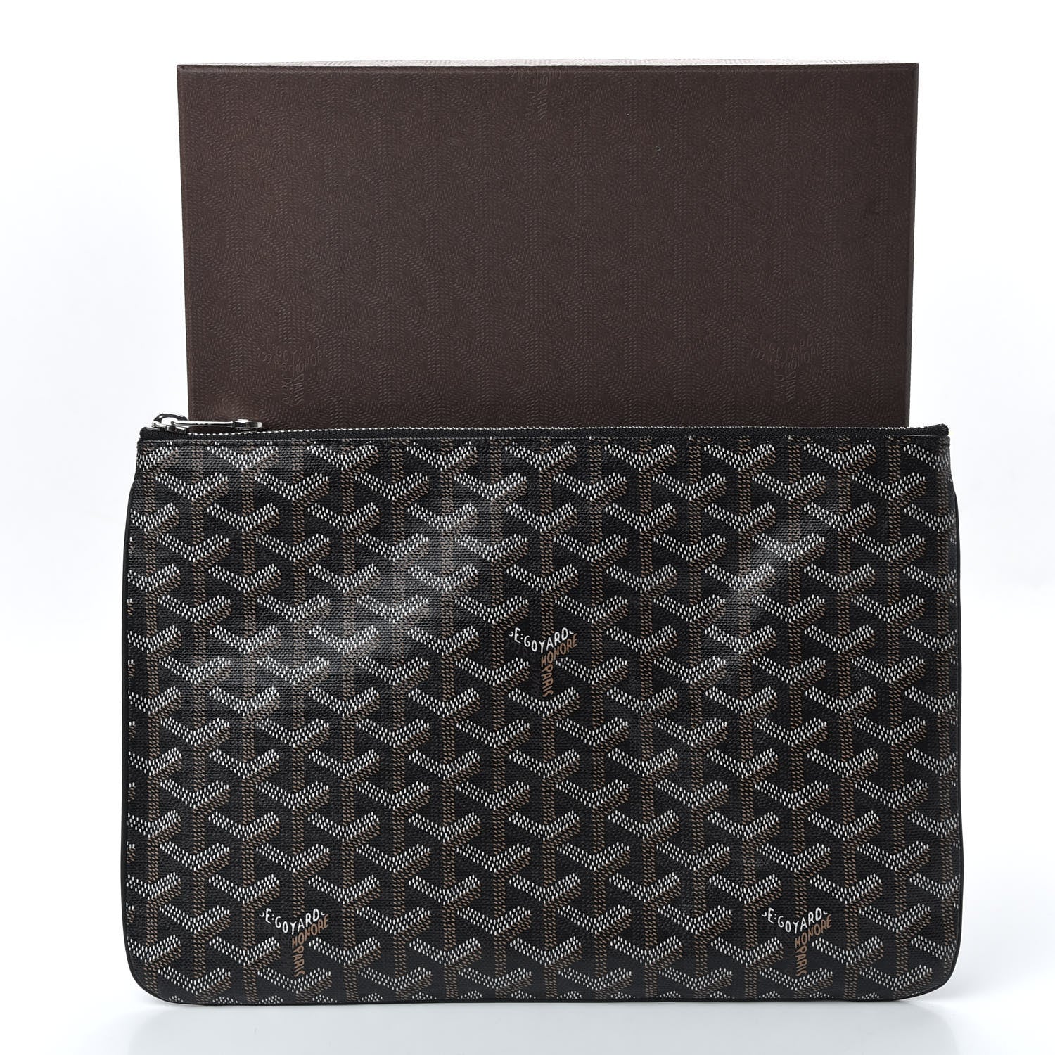 Goyard Goyardine Senat Pochette MM Black 7 of 7
