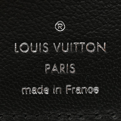 Louis Vuitton Crocodile Ostrich Taurillon Monogram Shadow Multiple Wallet Black 6 of 8