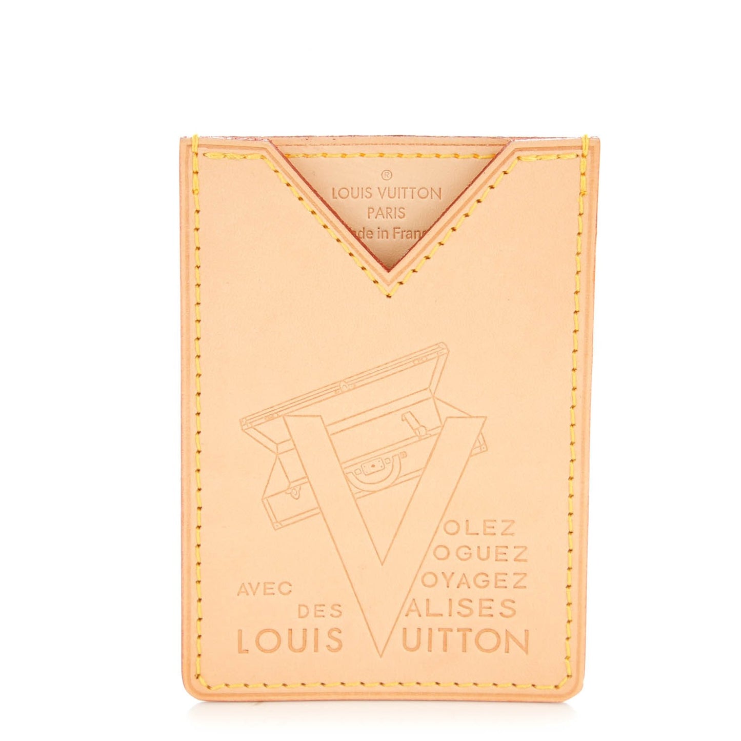 Vachetta Voyages Card Holder