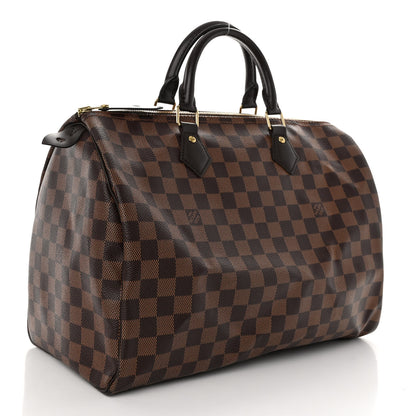 Louis Vuitton Damier Ebene Speedy 35 3 of 10