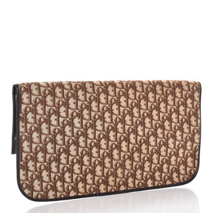 Christian Dior Monogram Fold Over Clutch Brown 3 of 12