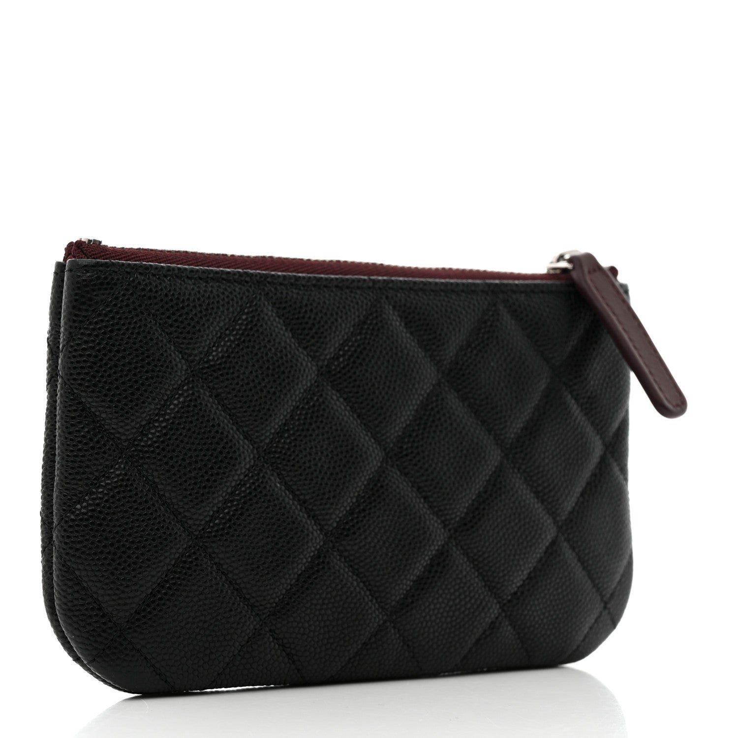 Chanel Caviar Quilted Small Cosmetic Case Black 3 of 8