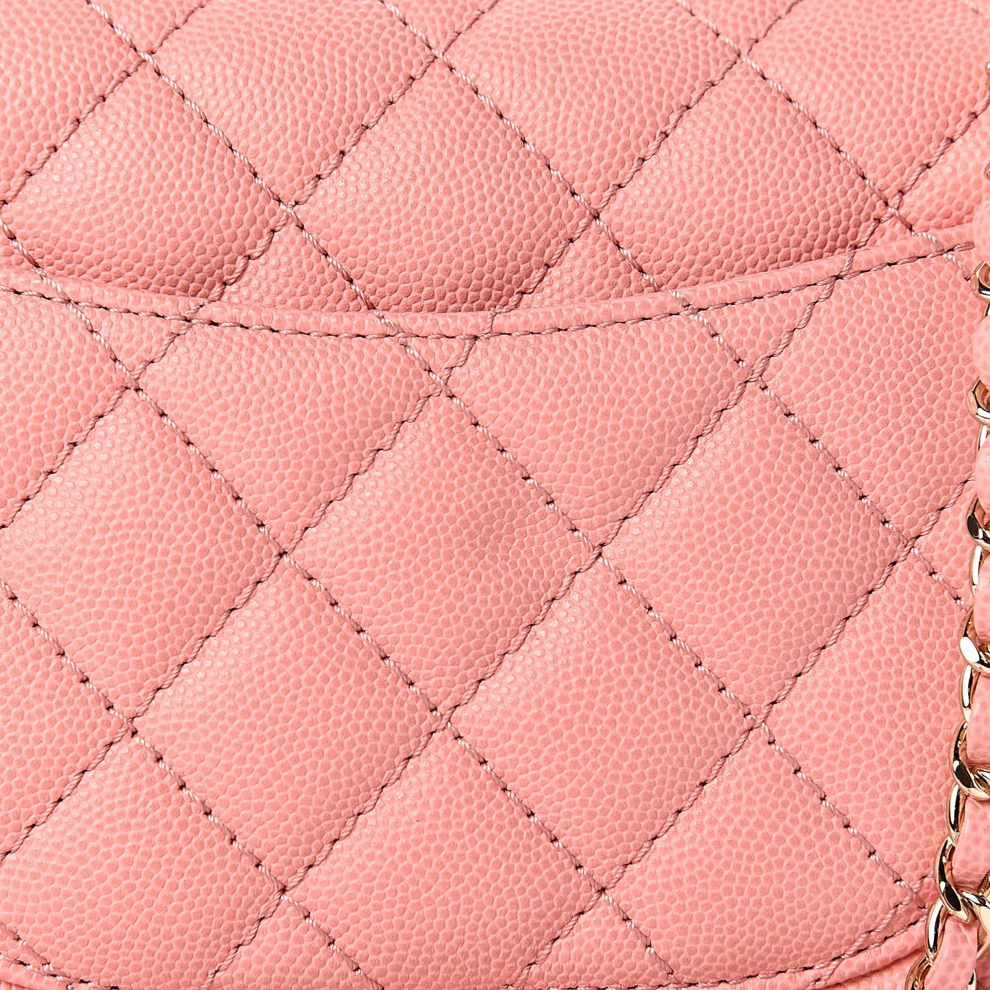 Caviar Quilted Mini Coco Handle Flap Pink