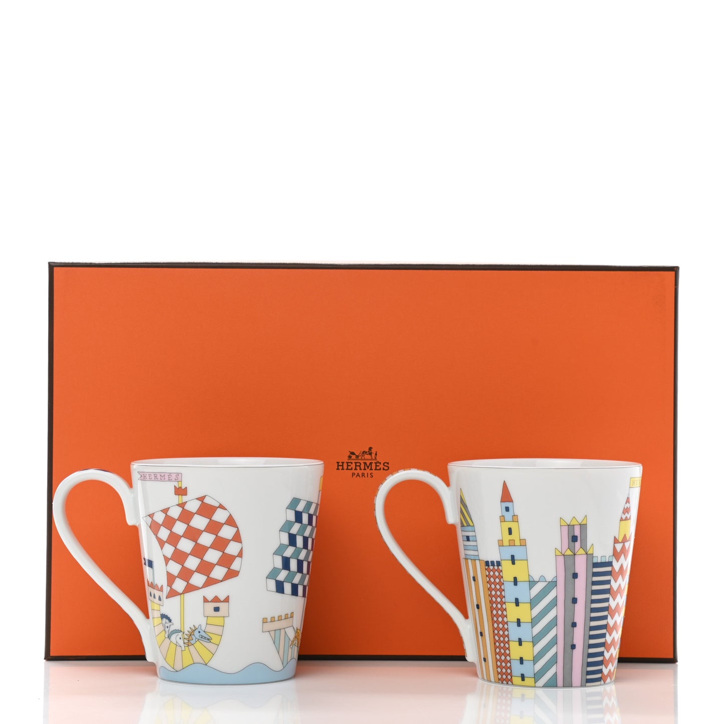 Porcelain Epopee Mug Set of 2