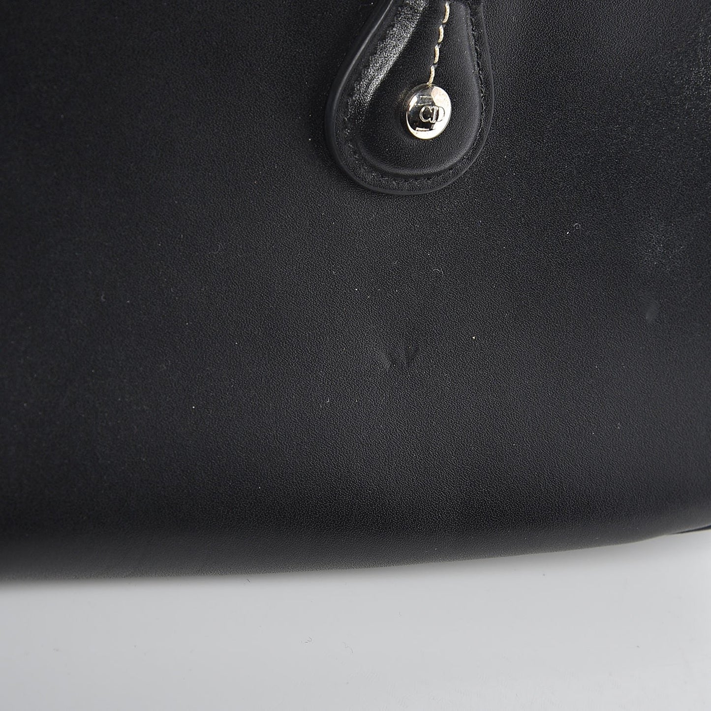 Calfskin Frame Satchel Black