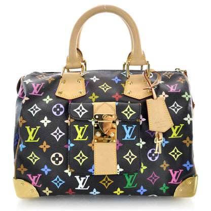 Louis Vuitton Monogram Multicolor Speedy 30 Black 1 of 7