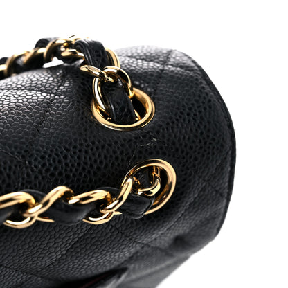 Chanel Caviar Quilted Jumbo Double Flap Black 16 of 17