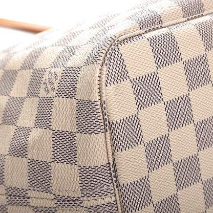 Louis Vuitton Damier Azur Neo Neverfull MM Rose Ballerine 9 of 10
