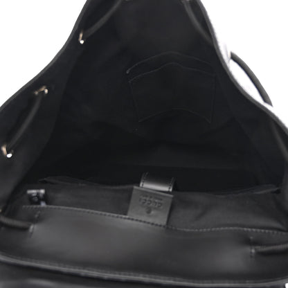 Gucci Soft GG Supreme Monogram Appia Calfskin Web Double Buckle Backpack Black 5 of 10