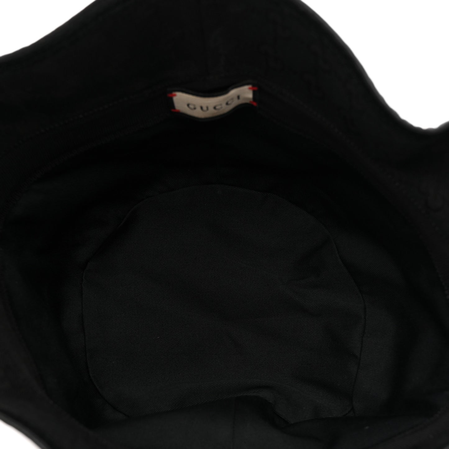 Monogram Textured Dollar Calfskin GG Jago Bucket Hat XL Black