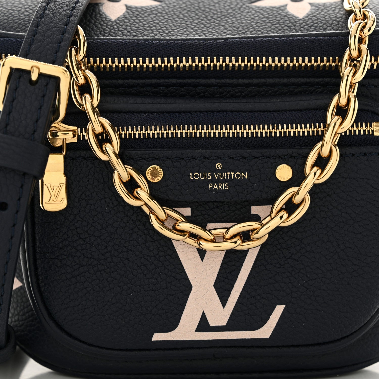 Louis Vuitton Empreinte Monogram Giant Mini By The Pool Bumbag Blue Beige 7 of 9