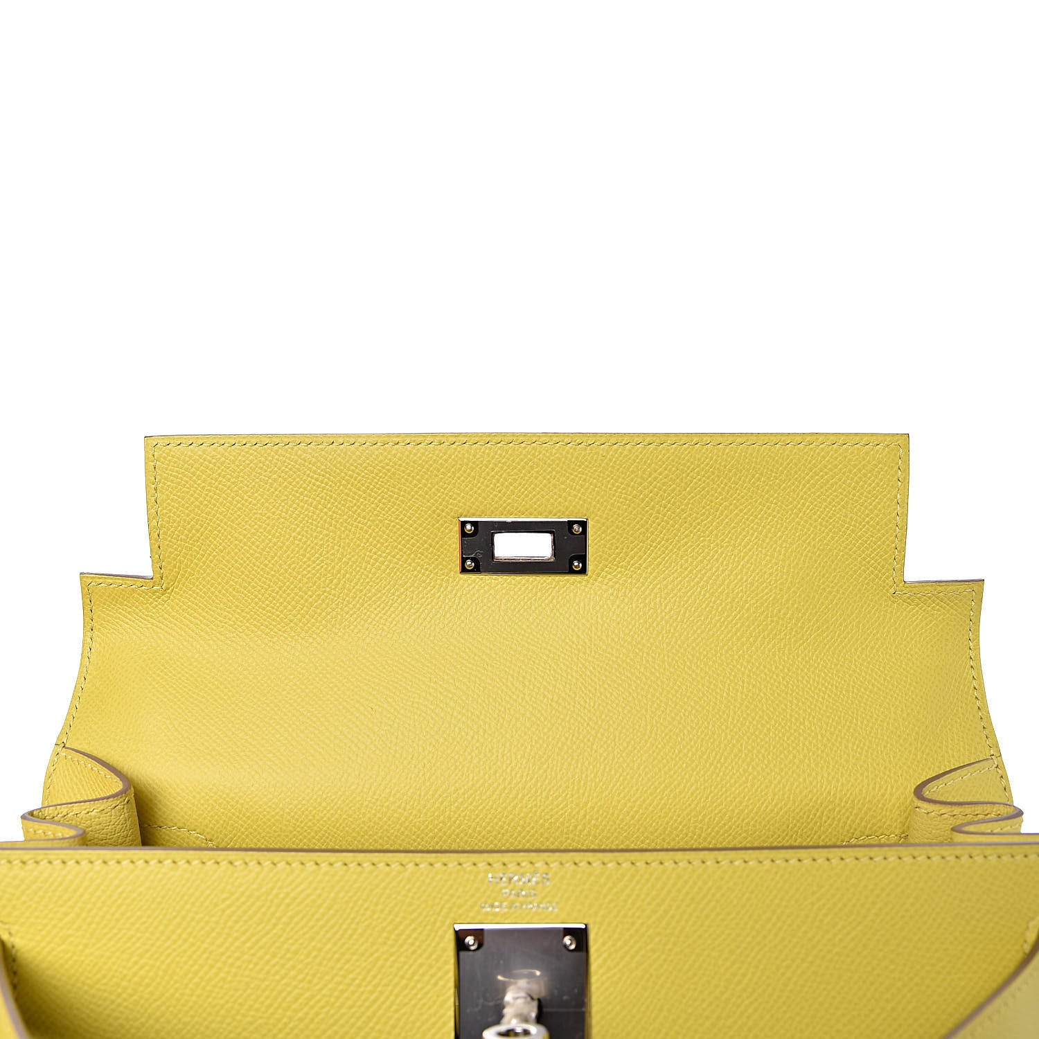 Hermes Epsom Kelly Sellier 28 Lime 8 of 37