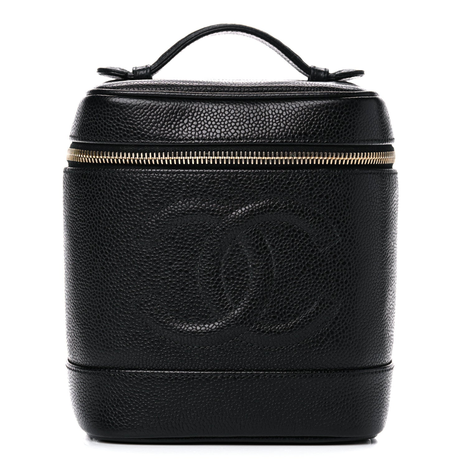 Chanel Caviar Vanity Cosmetic Case Black 1 of 14