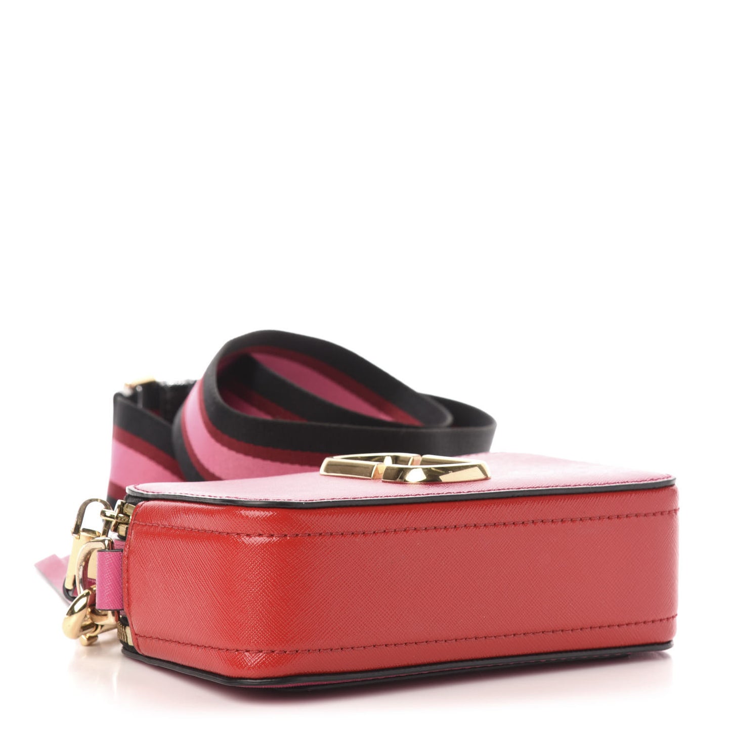 Saffiano Small Snapshot Camera Bag Hibiscus Multicolor