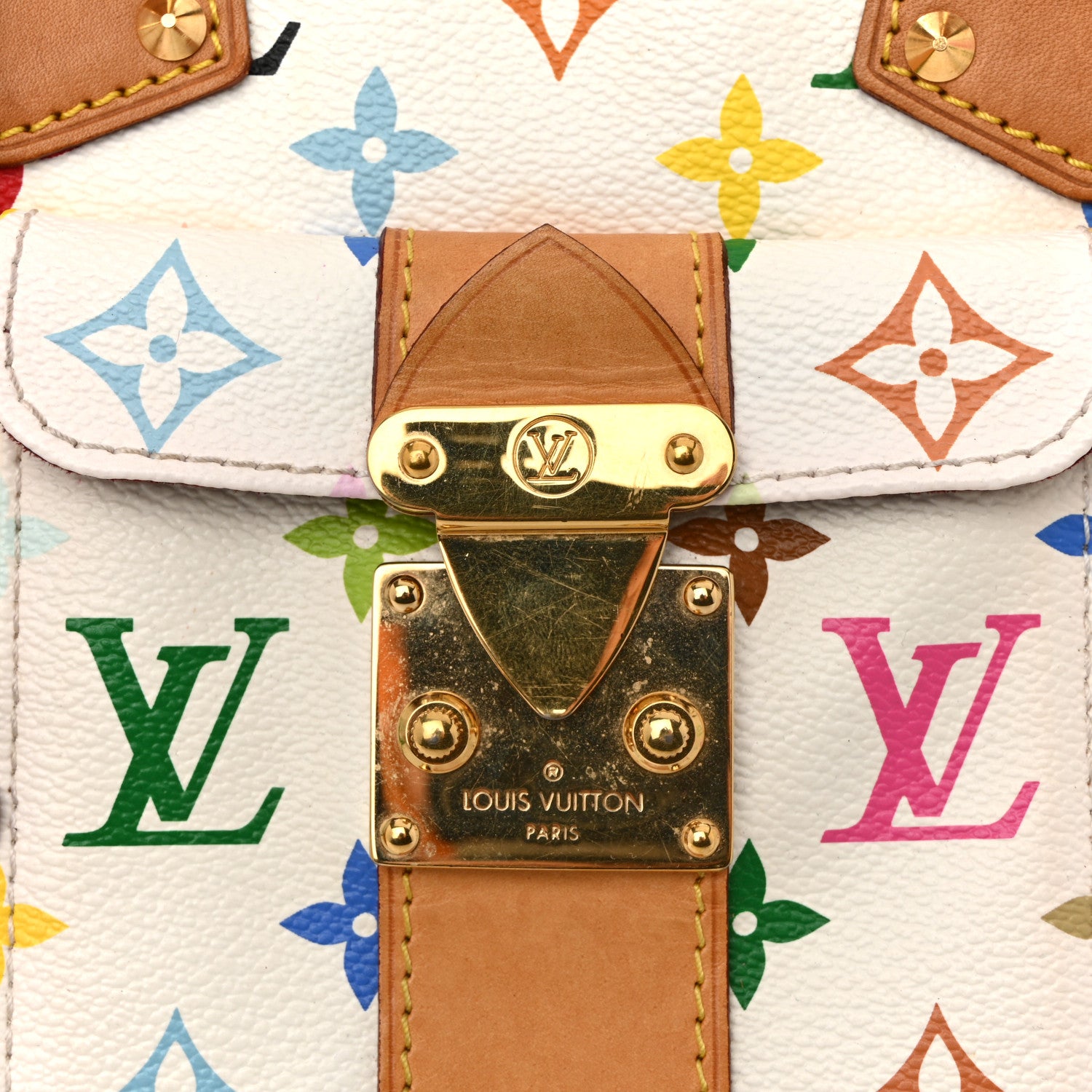Louis Vuitton Monogram Multicolor Speedy 30 White 14 of 15