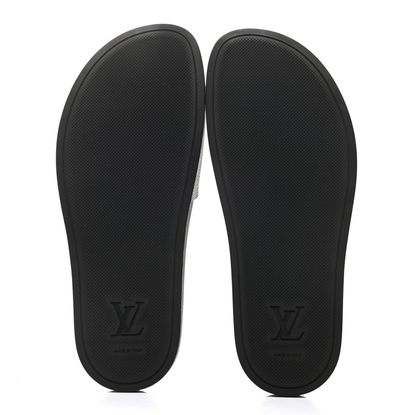 Rubber Monogram Mens Waterfront Mules 6 Macassar