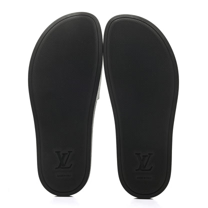 Louis Vuitton Rubber Monogram Mens Waterfront Mules 6 Macassar 5 of 8