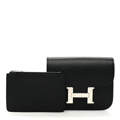Hermes Epsom Constance Slim Wallet Black 3 of 9