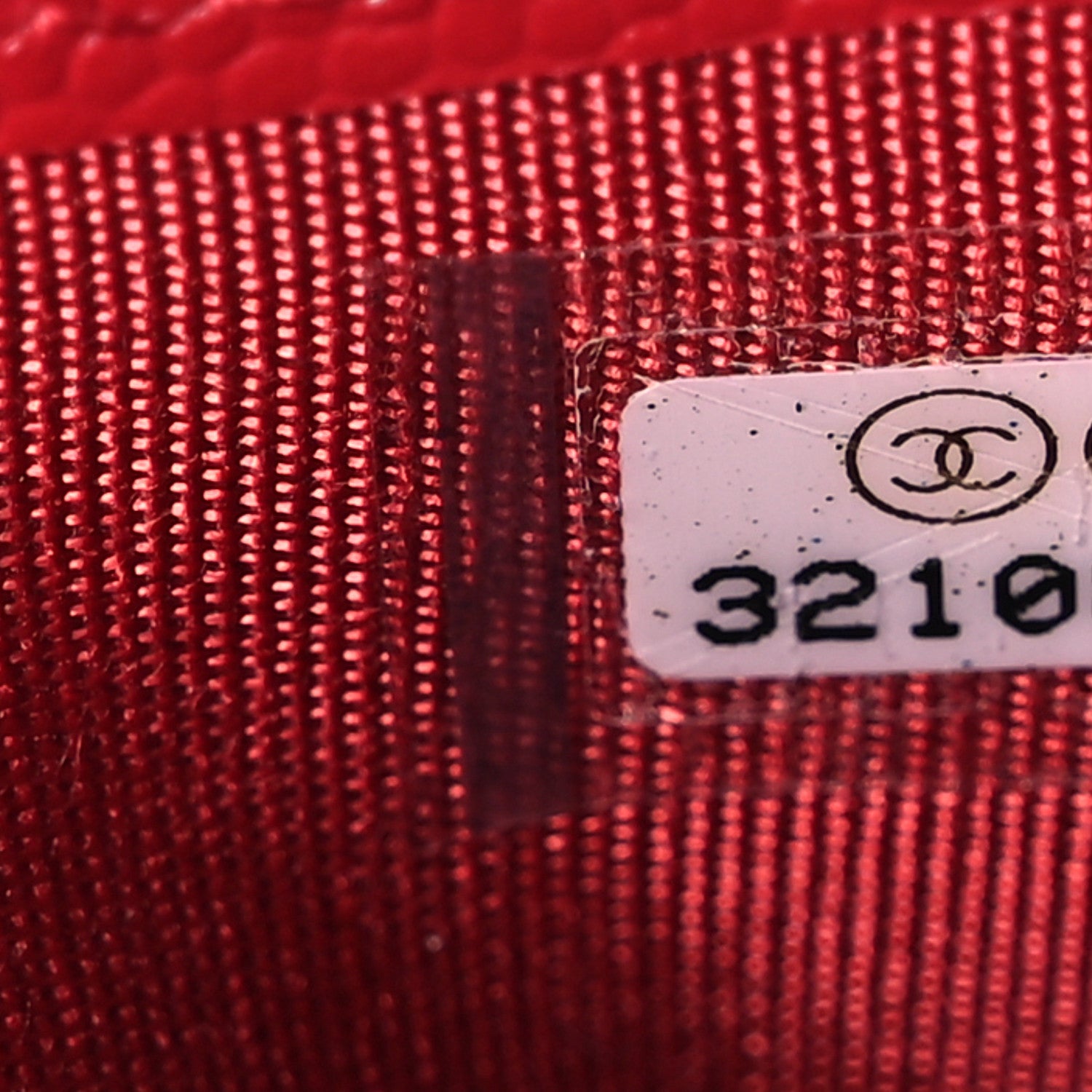Chanel Caviar Quilted Card Holder Red 8 of 9