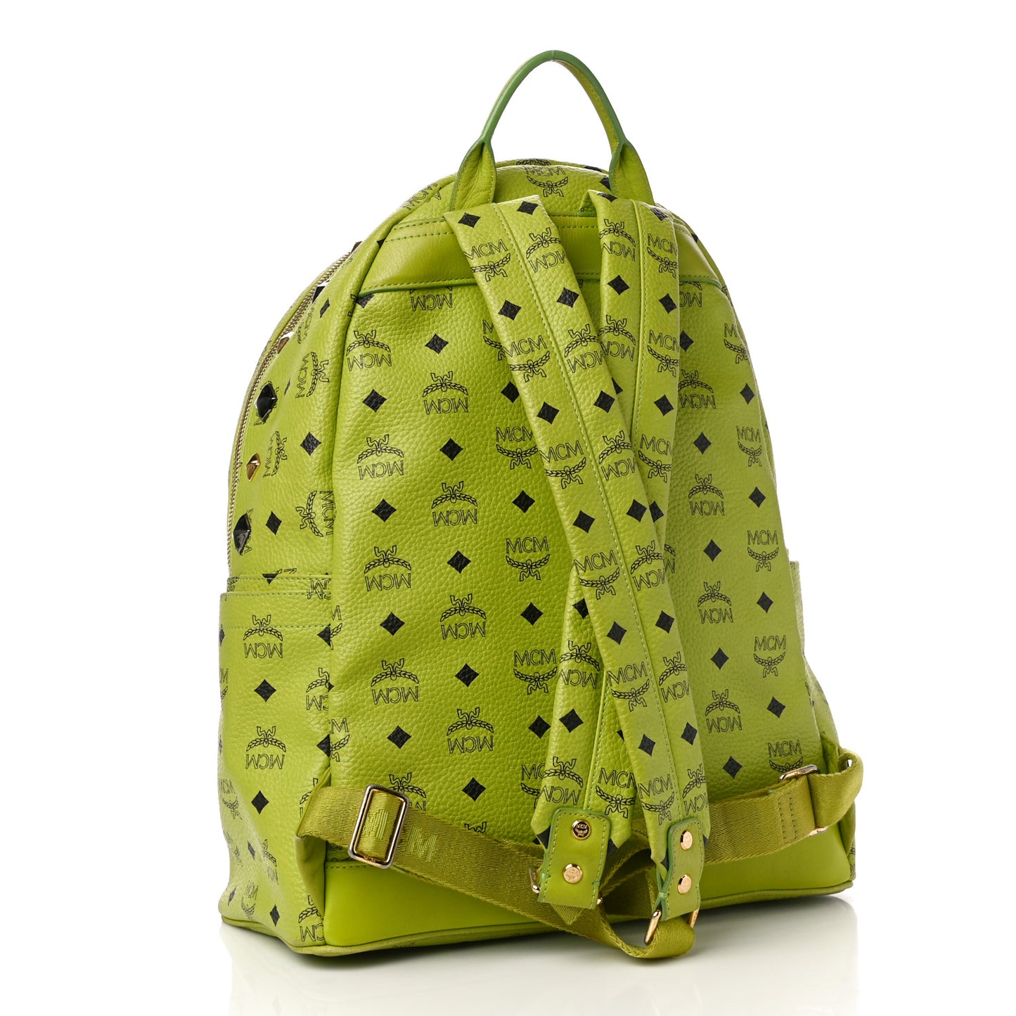Visetos Studded Medium Stark M Backpack Green
