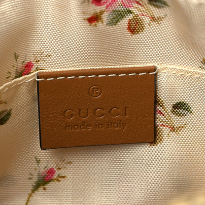 Gucci Raffia Elaphe Mini Ophidia Shoulder Bag Natural Cream Brown 5 of 6