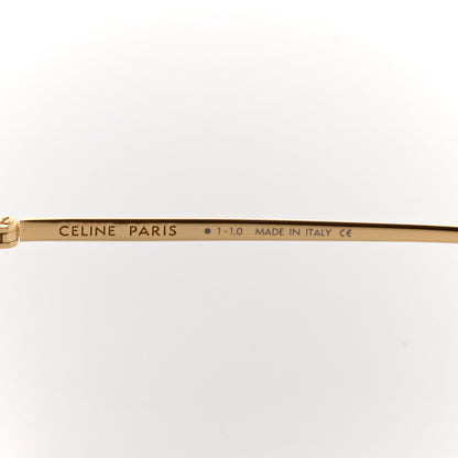 Celine Square Sunglasses Shiny Endura Gold Gradient Smoke 7 of 8