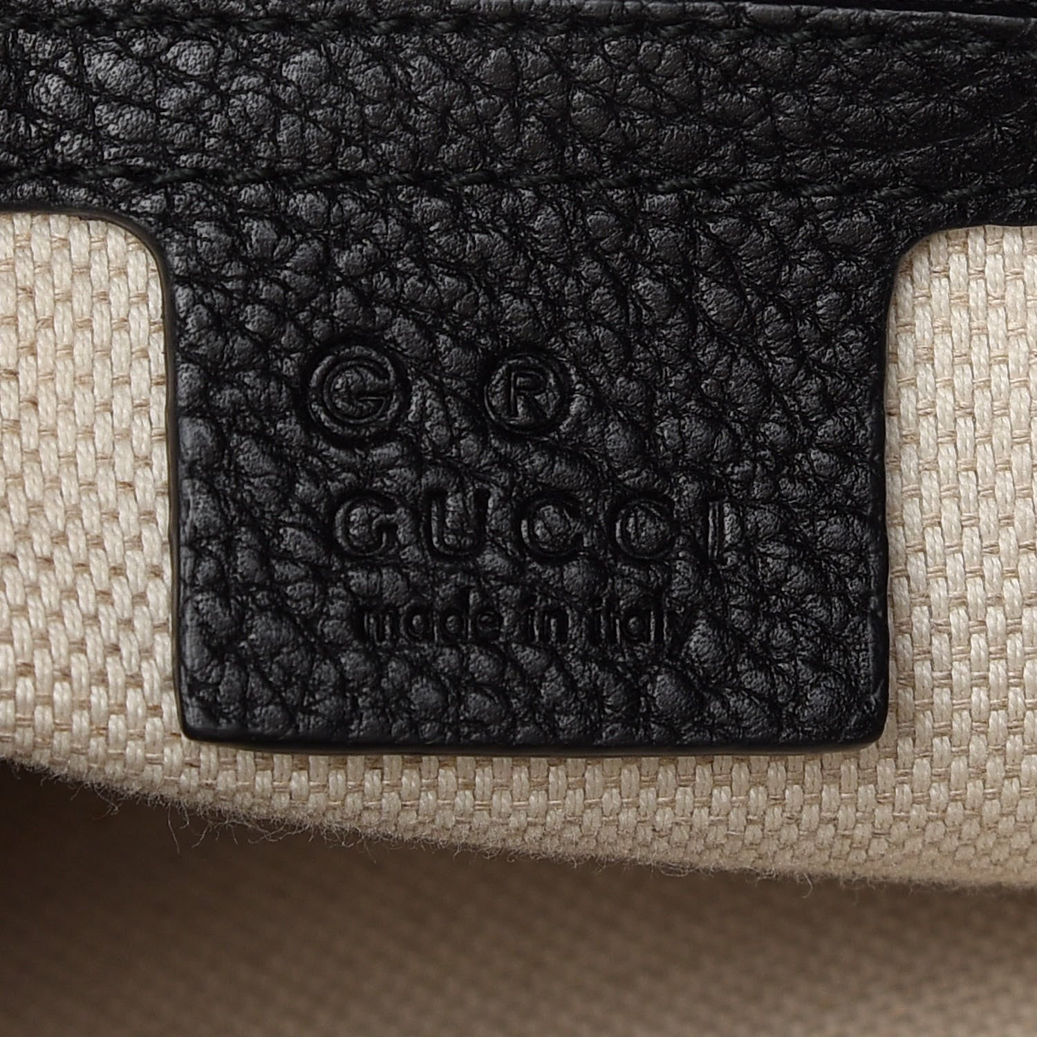 Gucci Pebbled Calfskin Large Soho Hobo Black 5 of 8