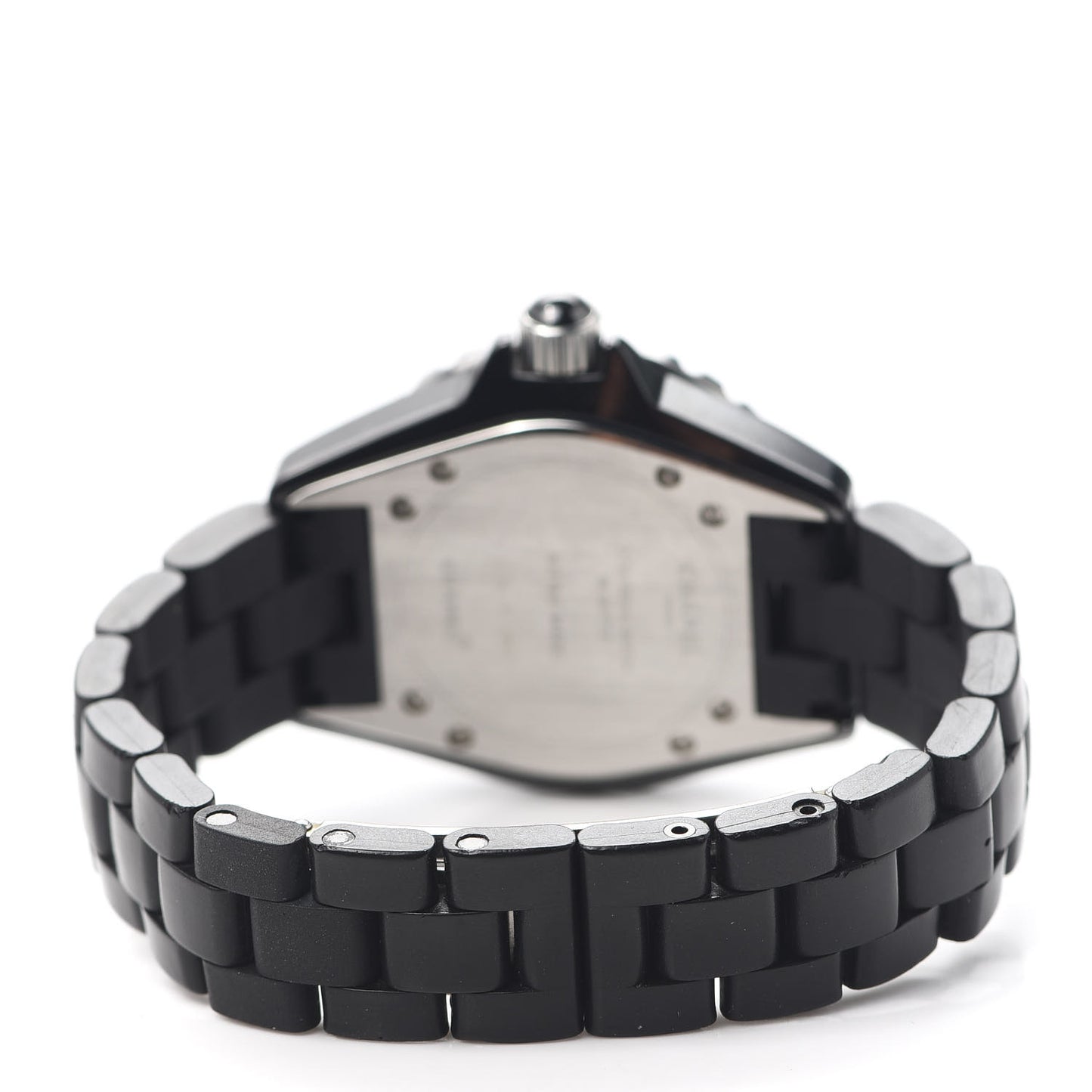 Stainless Steel Ceramic 33mm J12 Quartz Watch Black