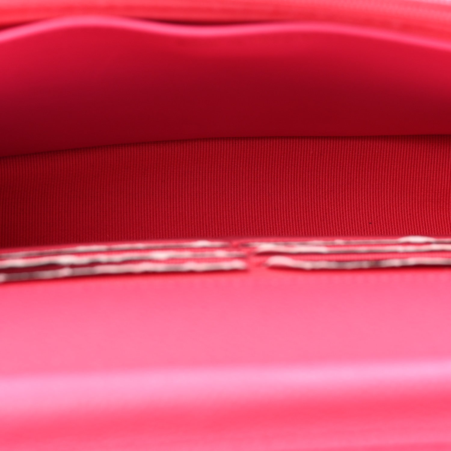 Chanel Caviar Quilted Wallet on Chain WOC Fuchsia 5 of 14